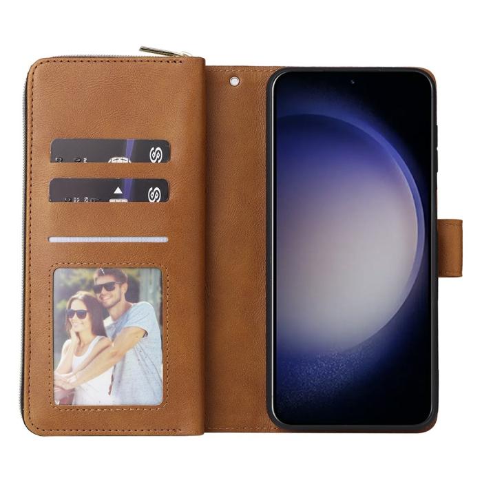 Bild 2,  Samsung Galaxy S26 Fodral Multifunktionellt Brun - Teknikhallen.se