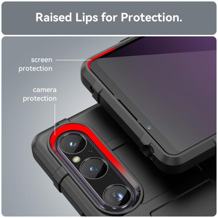 Bild 6,  Sony Xperia 1 V Skal TPU Robust Svart - Teknikhallen.se