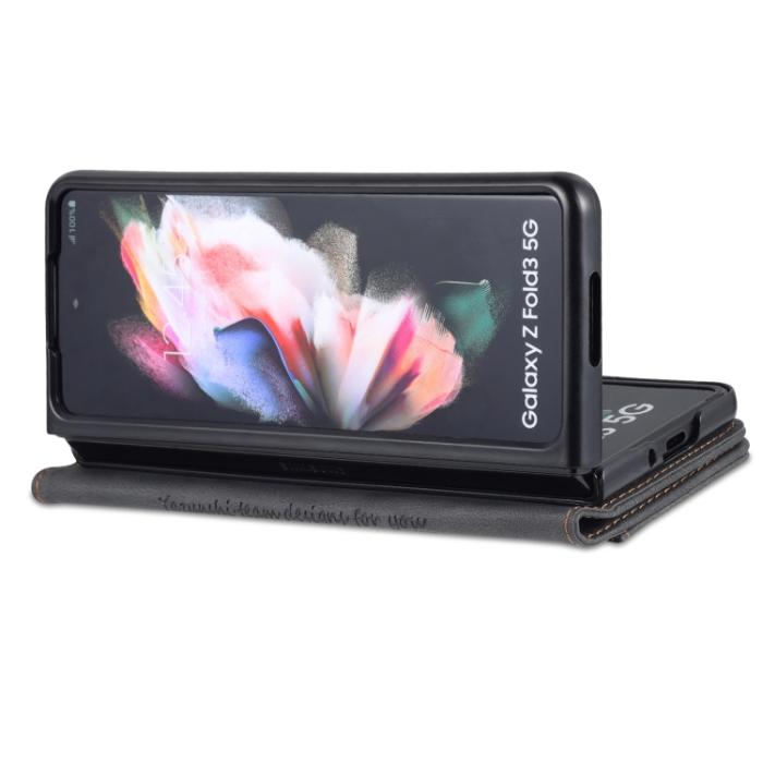 Bild 6, AZNS AZNS Galaxy Z Fold 3 Fodral Skin Touch Svart - Teknikhallen.se