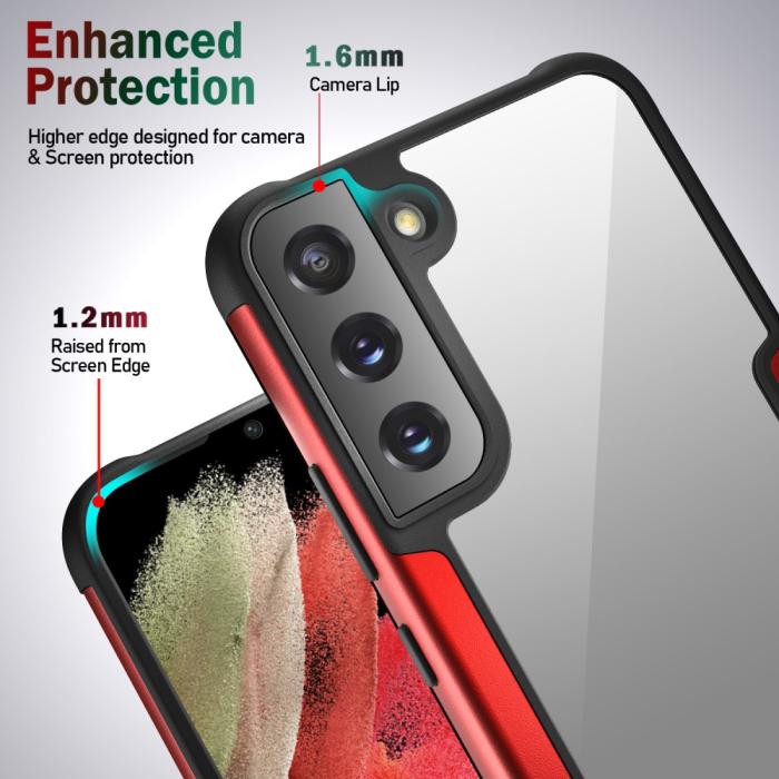 Bild 4,  Samsung Galaxy S22 Plus Skal Hybrid Shockproof Blå - Teknikhallen.se