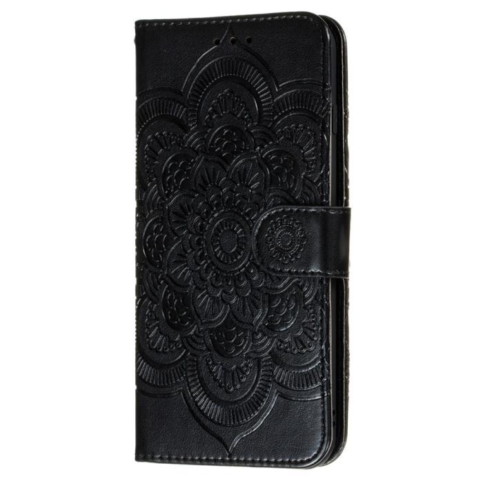 Bild 2,  Samsung Galaxy S22 Plus Fodral Mandala Flower Svart - Teknikhallen.se
