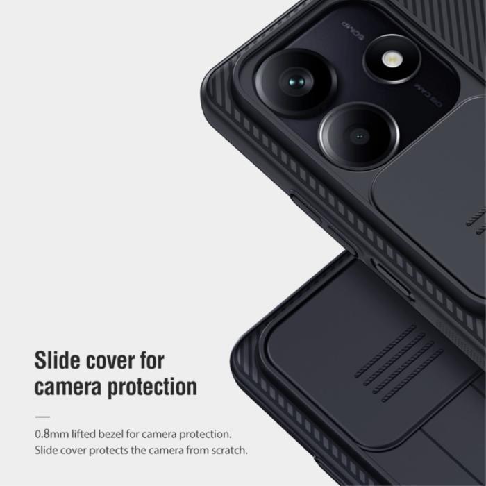 Bild 5, NILLKIN NILLKIN Xiaomi Redmi Note 14 5G/4G Skal CamShield Blå - Teknikhallen.se
