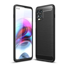  Motorola Moto G100 Skal Borstad St&aring;l- Och Kolfiber Textur Svart - Teknikhallen.se