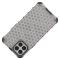  iPhone 12 Pro Max - Armor Honeycomb Textur - Vit - Teknikhallen.se