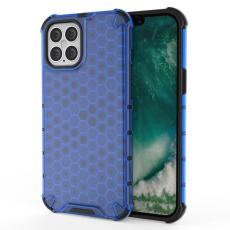  iPhone 12 Pro Max - Armor Honeycomb Textur - Bl&aring; - Teknikhallen.se