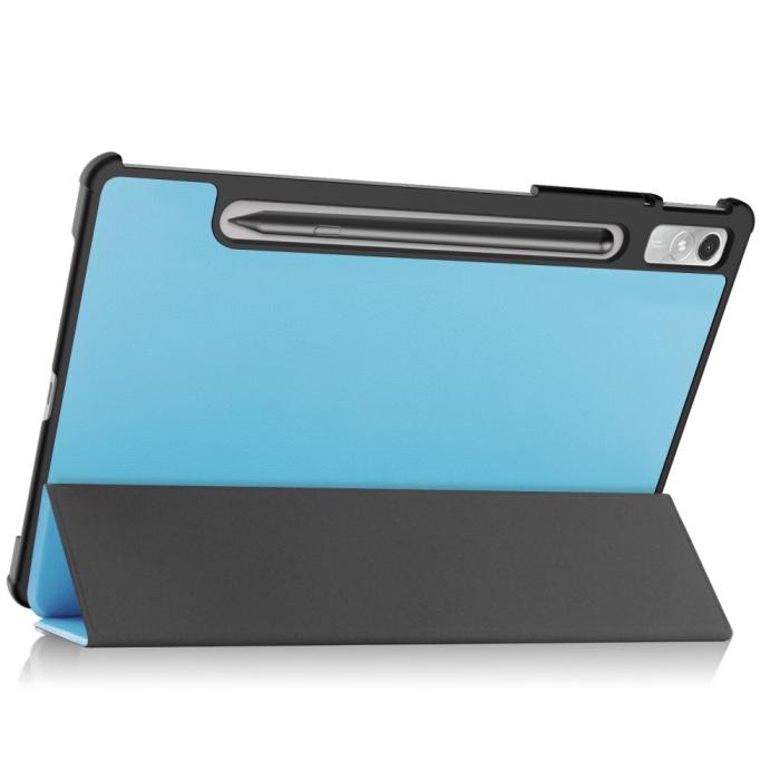 Bild 4,  Lenovo Tab P11 Pro Gen 2 Fodral Tri-Fold Läder Sky Blue - Teknikhallen.se