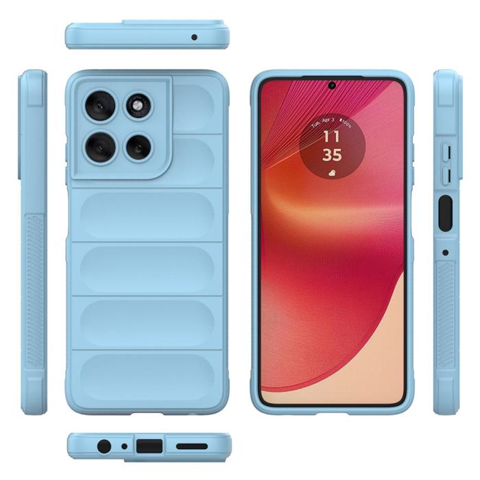 Bild 5,  Motorola Moto G56 5G Skal Magic Shield Blå - Teknikhallen.se