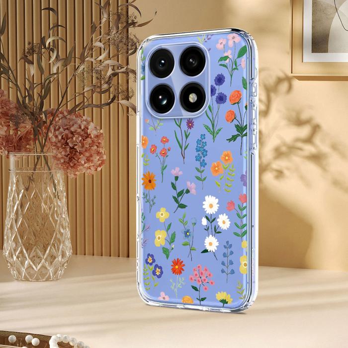 Bild 5,  Xiaomi 15T Skal Med Tryck Blommor - Teknikhallen.se