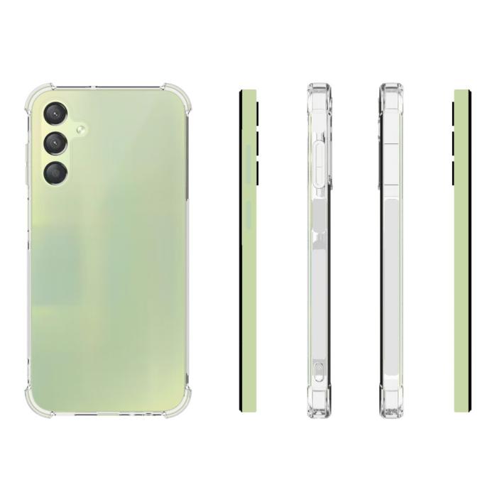 Bild 5,  Samsung Galaxy A15 4G/5G Skal Shockproof TPU Transparent - Teknikhallen.se