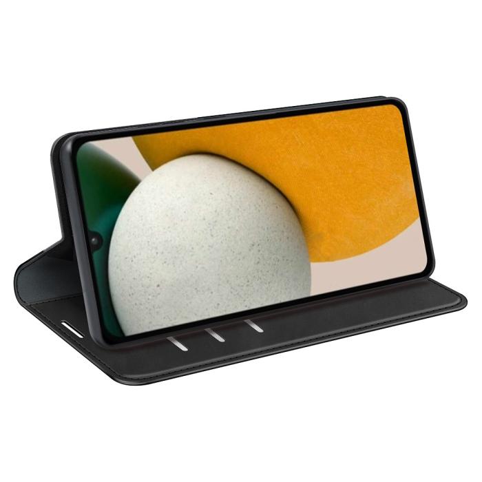 Bild 3,  Samsung Galaxy A15 5G Fodral Flip Skin Touch Svart - Teknikhallen.se