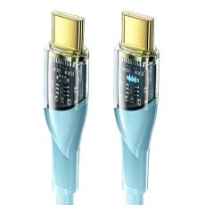 ESSAGER ESSAGER 1m 100W PD USB-C - USB-C Kabel Bl&aring; - Teknikhallen.se