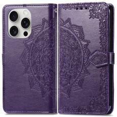  iPhone 16 Pro Fodral Mandala L&auml;der Lila - Teknikhallen.se