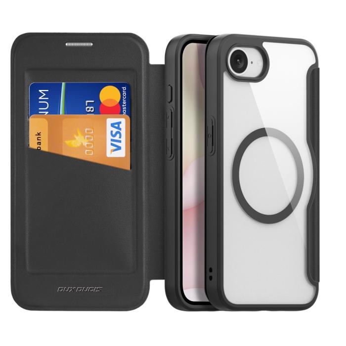 Bild 2, DUX DUCIS DUX DUCIS iPhone 17e / 16e Fodral MagSafe Skin X Pro Svart - Teknikhallen.se