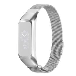  Samsung Galaxy Fit 2 Metall Armband Milanese Loop Silver - Teknikhallen.se