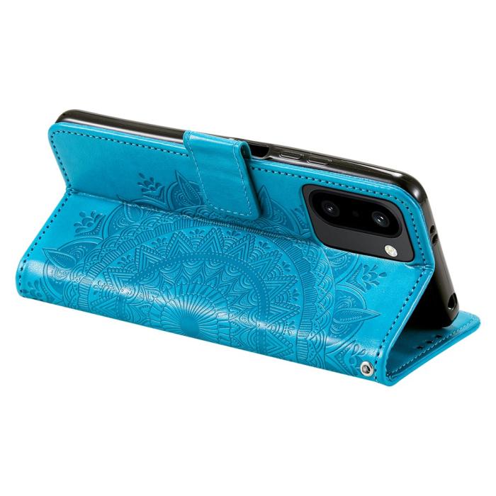 Bild 4,  OnePlus 15R Fodral Mandala Läder Blå - Teknikhallen.se