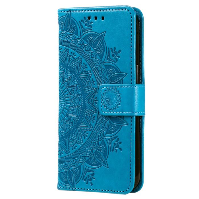 Bild 5,  OnePlus 15R Fodral Mandala Läder Blå - Teknikhallen.se