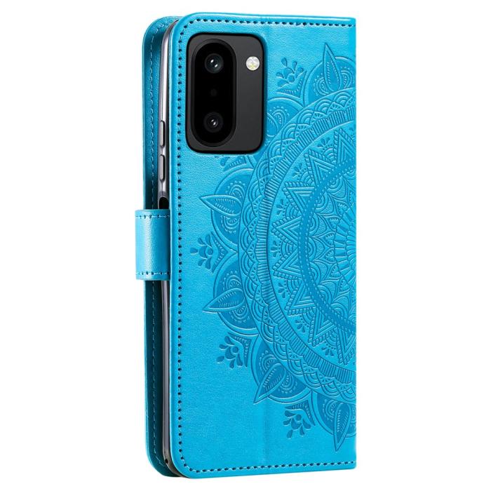 Bild 6,  OnePlus 15R Fodral Mandala Läder Blå - Teknikhallen.se
