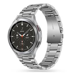 Tech-Protect Tech-Protect Galaxy Watch 4/5/5 Pro/6/7/FE Armband Stainless Silver - Teknikhallen.se