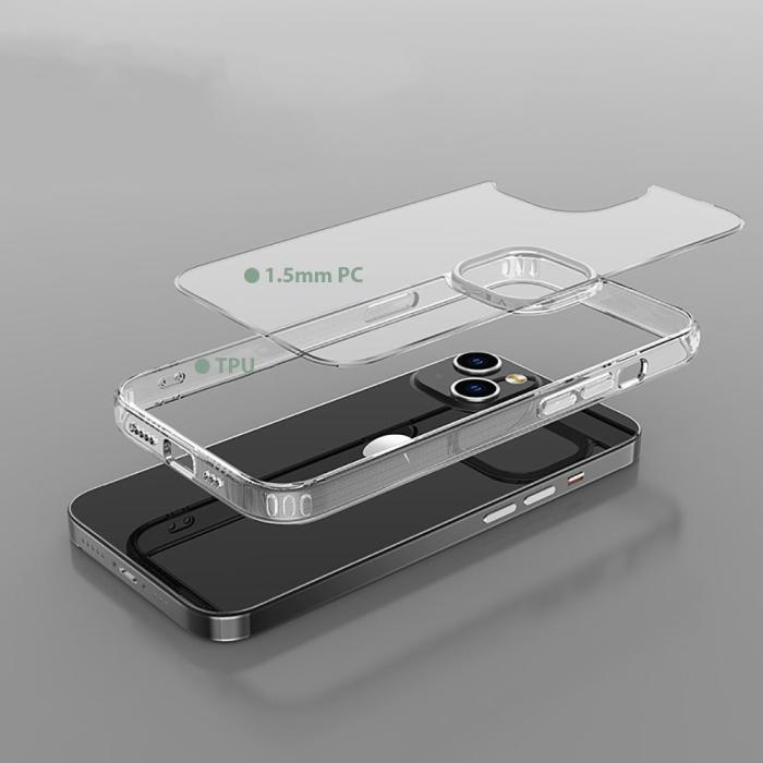 Bild 6, Tech-Protect Tech-Protect iPhone 14 Skal FlexAir Hybrid Transparent - Teknikhallen.se