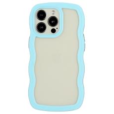  iPhone 16 Pro Max Skal Wavy Hybrid Bl&aring; - Teknikhallen.se
