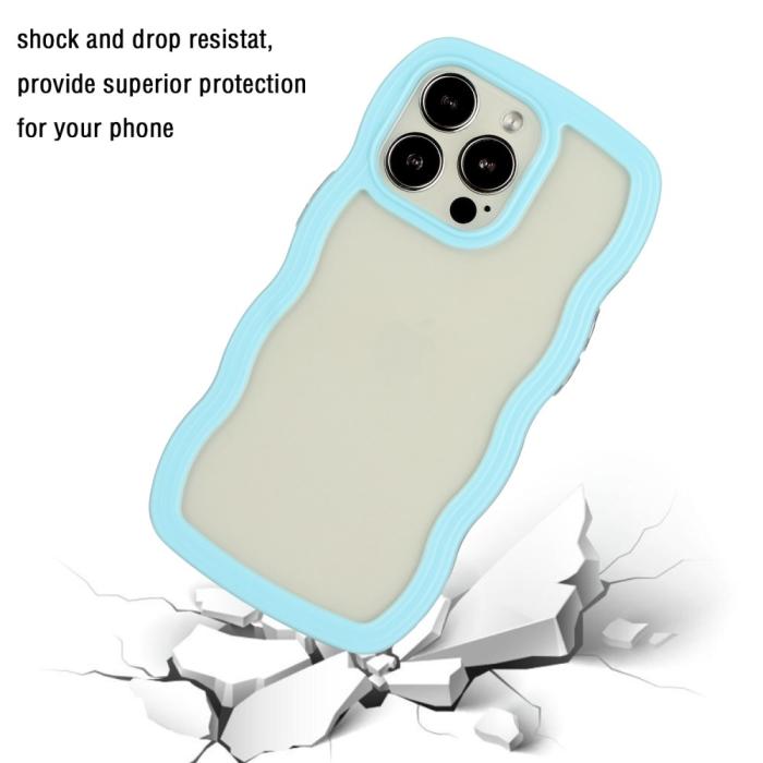Bild 2,  iPhone 16 Pro Max Skal Wavy Hybrid Blå - Teknikhallen.se