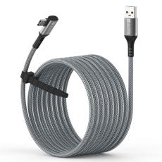AMVR AMVR 5m 60W Link Kabel till VR Headset USB-C Gr&aring; - Teknikhallen.se