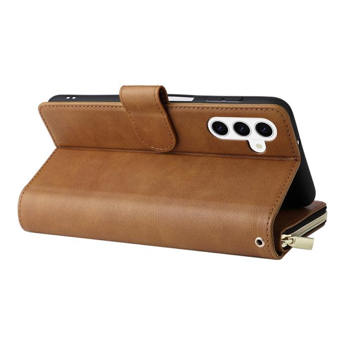 Bild 5,  Samsung Galaxy S26 Fodral Multifunktionellt Brun - Teknikhallen.se