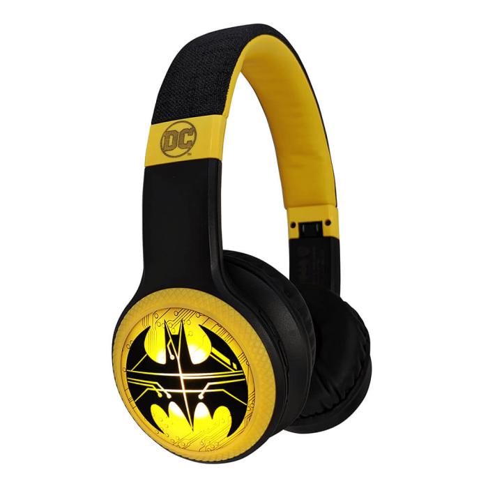 Bild 3,  Batman LED Trådlösa On-Ear Hörlurar - Teknikhallen.se