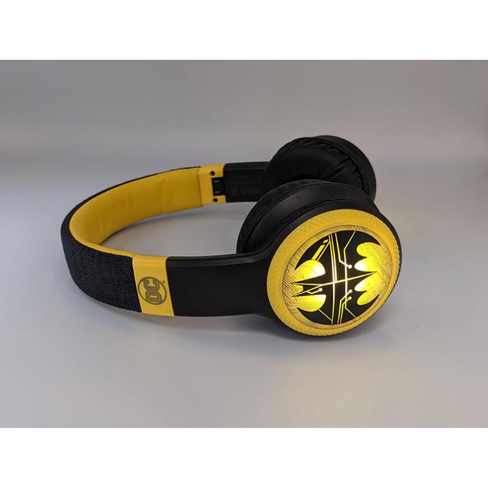 Bild 5,  Batman LED Trådlösa On-Ear Hörlurar - Teknikhallen.se