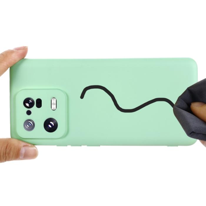 Bild 4,  Xiaomi 13 Pro 5G Skal Liquid Silikon Grön - Teknikhallen.se