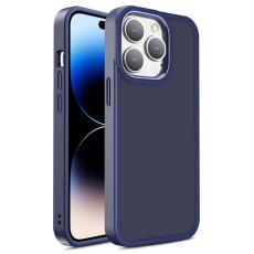  iPhone 15 Pro Max Skal Classic Hybrid Matt M&ouml;rk Bl&aring; - Teknikhallen.se