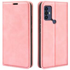  TCL 305 (2022) Fodral Flip L&auml;der Ros&eacute;guld - Teknikhallen.se