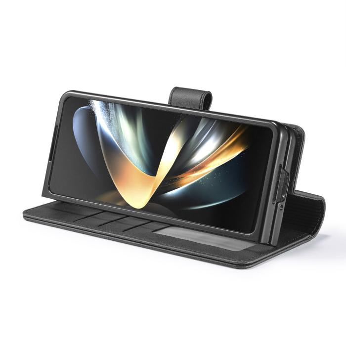 Bild 3, LC.IMEEKE LC.IMEEKE Galaxy Z Fold 5 Fodral Läder Svart - Teknikhallen.se