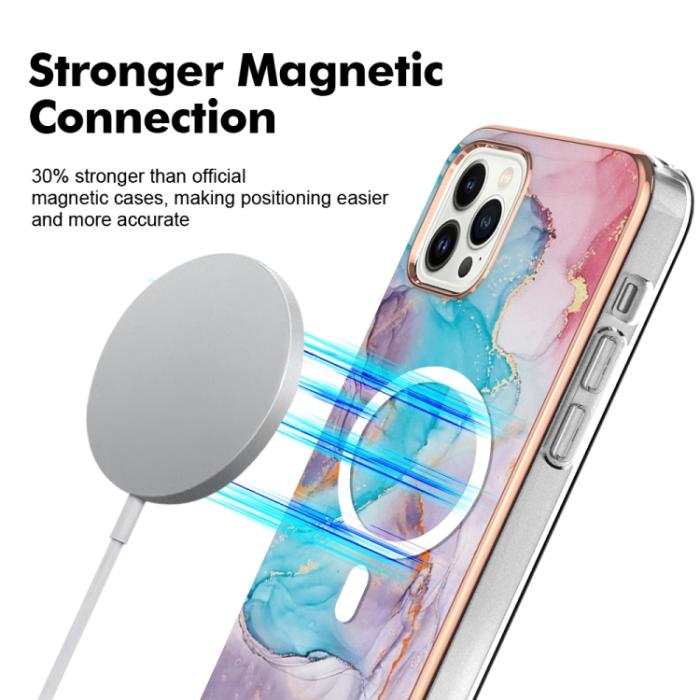 Bild 2,  iPhone 15 Pro Skal MagSafe Marmor - Teknikhallen.se