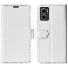  Xiaomi Redmi 10 5G Fodral Crazy Horse L&auml;der Vit - Teknikhallen.se