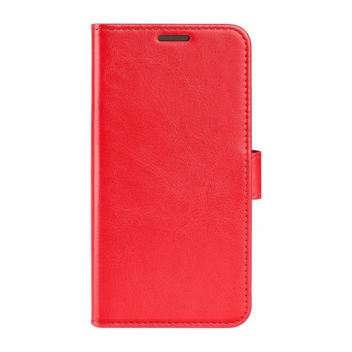 Bild 5,  Xiaomi Redmi 10 5G Fodral Crazy Horse Läder Röd - Teknikhallen.se