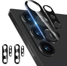  2-Pack Samsung Galaxy S26 Ultra Linsskydd H&auml;rdat Glas Svart - Teknikhallen.se