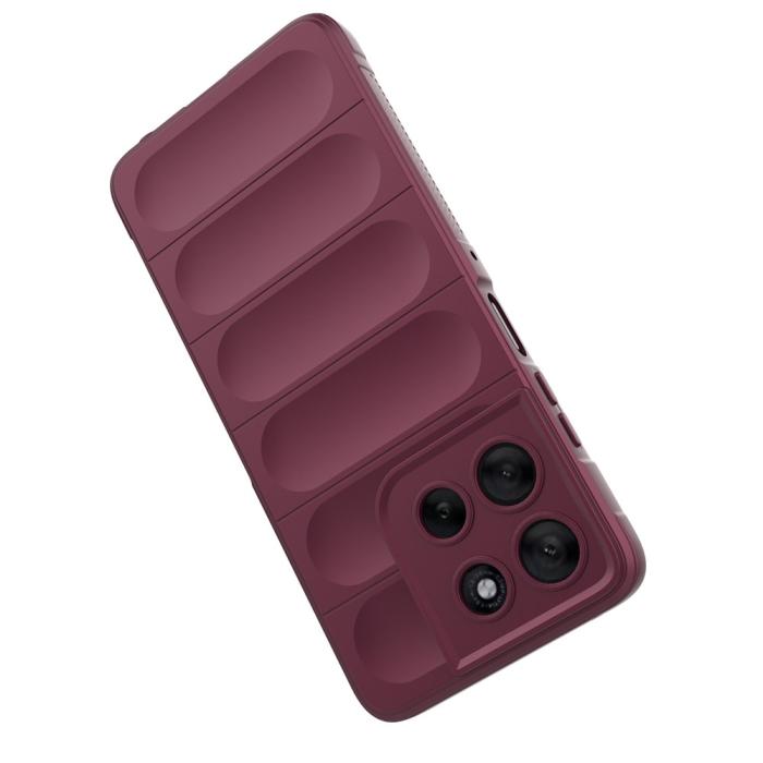 Bild 4,  Motorola Moto G56 5G Skal Magic Shield Vinröd - Teknikhallen.se