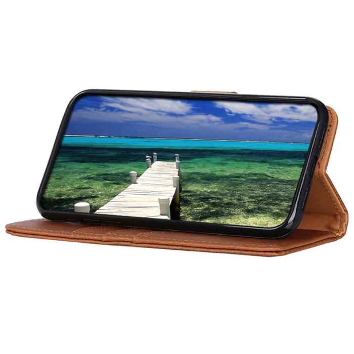 Bild 5, KHAZNEH KHAZNEH Xiaomi Redmi Note 11 4G Fodral Läder Brun - Teknikhallen.se