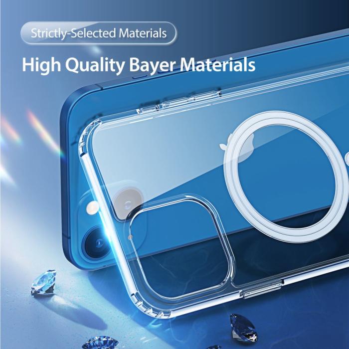 Bild 5, DUX DUCIS DUX DUCIS iPhone 14 Skal Clin MagSafe Hybrid Transparent - Teknikhallen.se