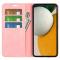  Samsung Galaxy A15 5G Fodral Flip Skin Touch Rosa - Teknikhallen.se