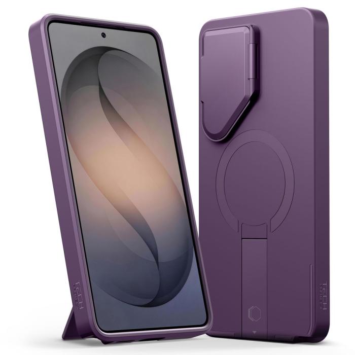 Bild 2, Tech-Protect Tech-Protect Galaxy S26 Ultra Skal MagSafe Kevlar Aura Violet - Teknikhallen.se