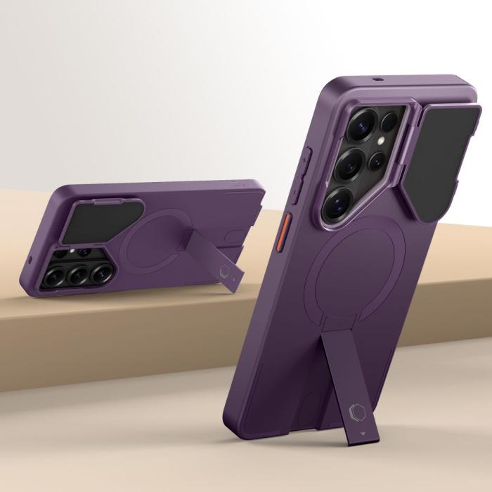 Bild 4, Tech-Protect Tech-Protect Galaxy S26 Ultra Skal MagSafe Kevlar Aura Violet - Teknikhallen.se