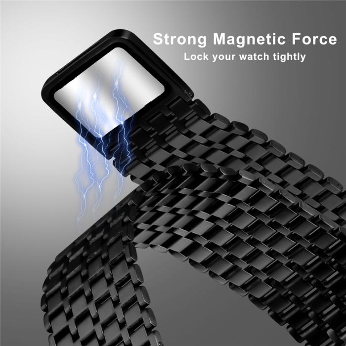 Bild 5,  Galaxy Watch Ultra (2025) / 47mm Armband Magnetisk Loop Svart - Teknikhallen.se