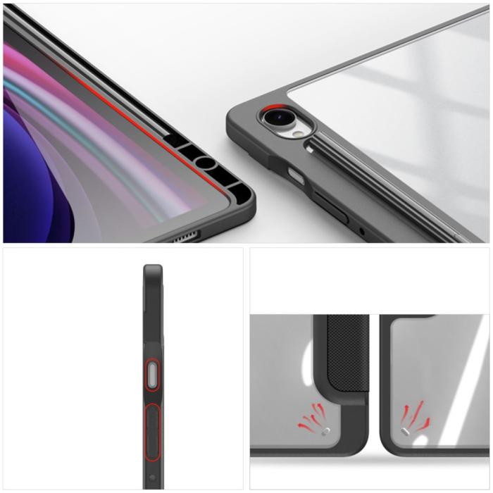 Bild 3, DUX DUCIS DUX DUCIS Galaxy Tab S9 FE Fodral TOBY Hybrid Svart - Teknikhallen.se