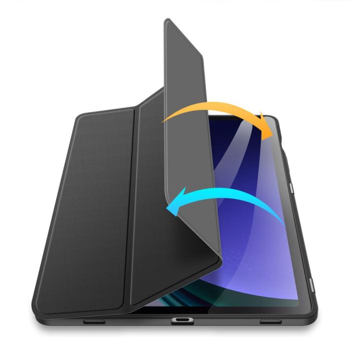 Bild 5, DUX DUCIS DUX DUCIS Galaxy Tab S9 FE Fodral TOBY Hybrid Svart - Teknikhallen.se