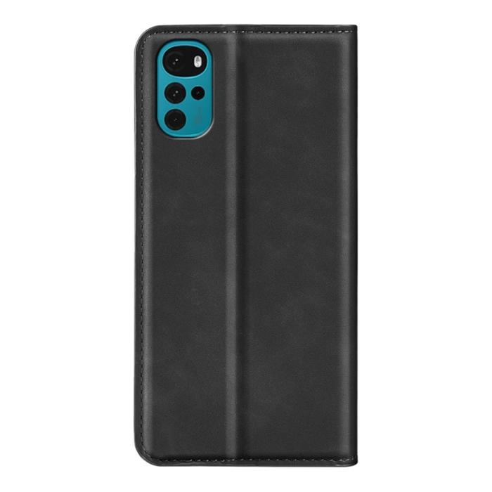 Bild 3,  Motorola Moto G22 Fodral Retro Flip Svart - Teknikhallen.se