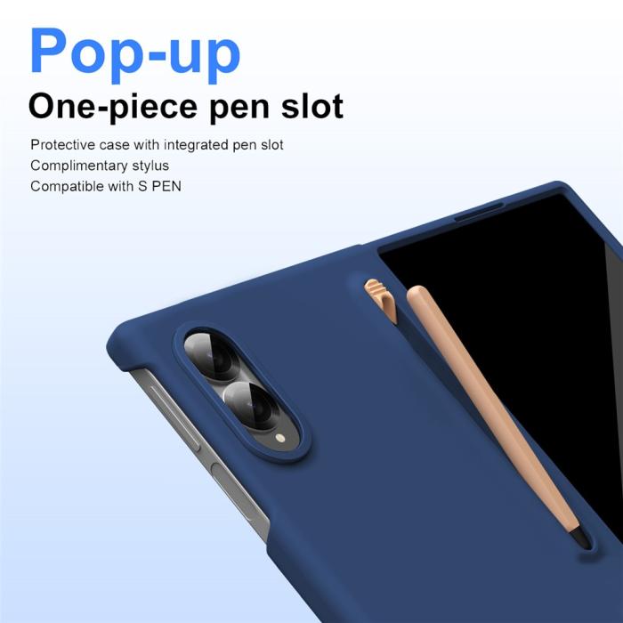 Bild 4,  Samsung Galaxy Z Fold 8 Skal Inkl. Skärmskydd & Penna Safirblå - Teknikhallen.se