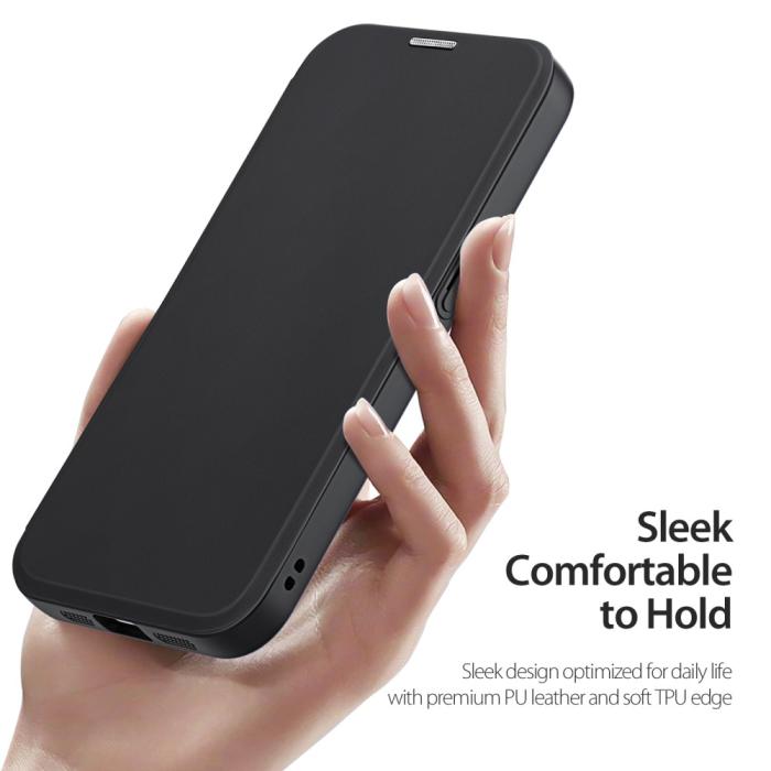 Bild 6, DUX DUCIS DUX DUCIS iPhone 17e / 16e Fodral MagSafe Skin X Pro Svart - Teknikhallen.se