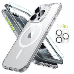 ESR ESR iPhone 15 Pro Skal HaloLock Classic Pro Transparent - Teknikhallen.se